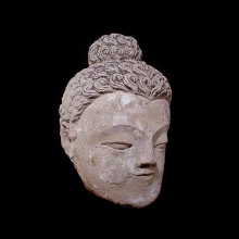 a-gandharan-sunbaked-earthenware-head-of-buddha_08548b