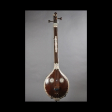 a-north-indian-ivory-inlaid-lute,-tambura_x5816a