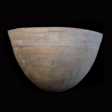 an-indo-iranian-pottery-bowl-with-meandering-and-linear-motifs-in-brown-and-red-pigments-on-outer-surface_x882b