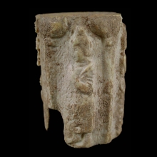gandharan-bone-bead-depicting-a-seated-buddha-flanked-by-attendantsc