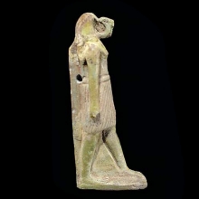 green-glazed-faience-amulet-of-the-snake-headed-deity-nehebkau_a5969a