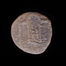 roman-bronze-coin-of-severus-alexander;-reverse-with-temple-of-astarte_e2803c