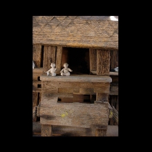 thai-antique-wooden-'spirit-house'-with-spirit-figures_x5078c
